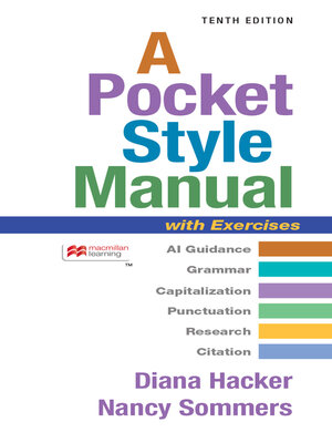 cover image of A Pocket Style Manual with Exercises